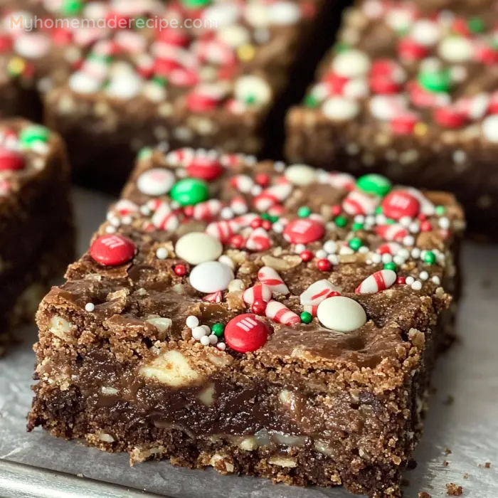 Peppermint Mocha Cookie Bars