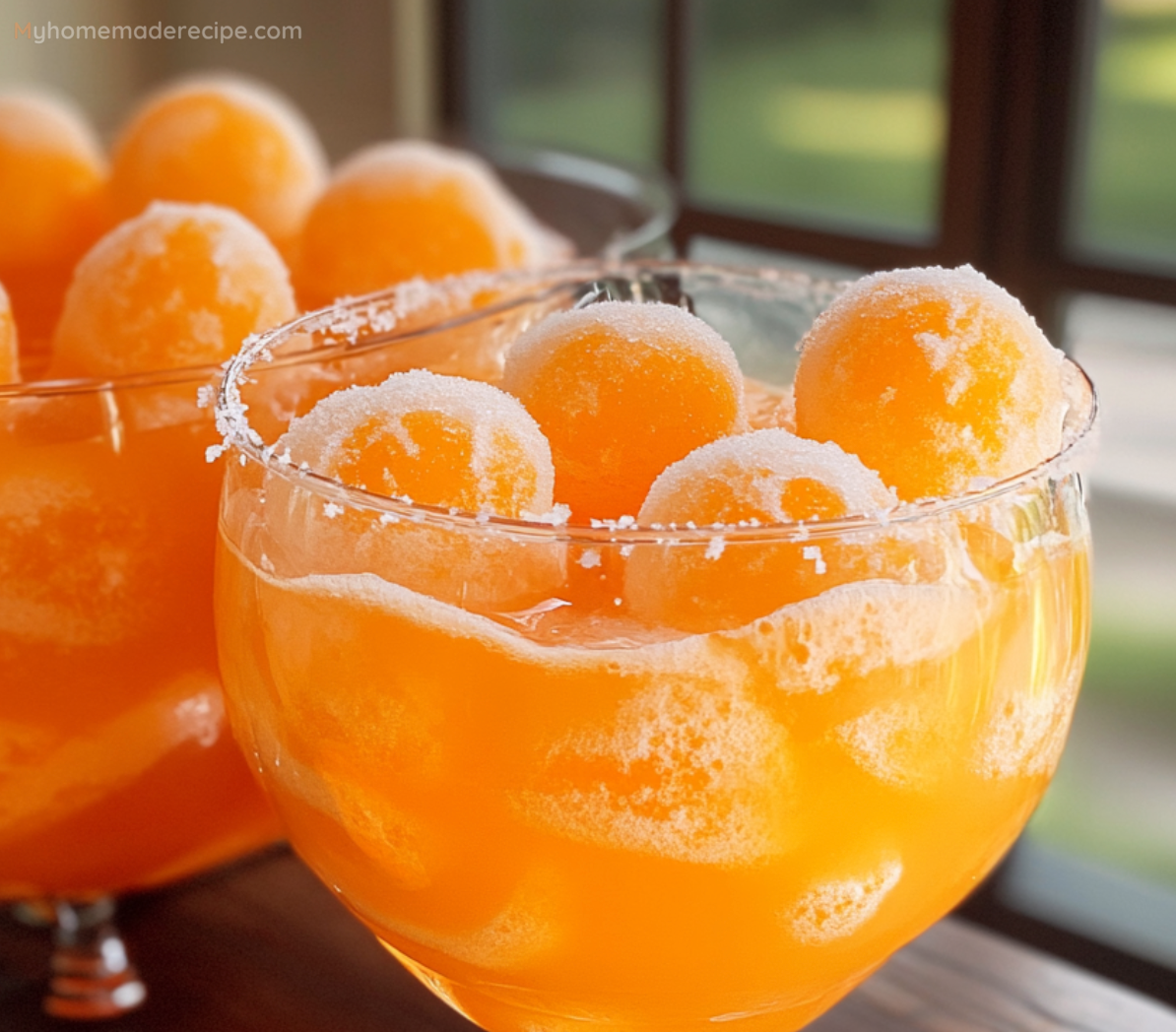 Easy Orange Halloween Punch