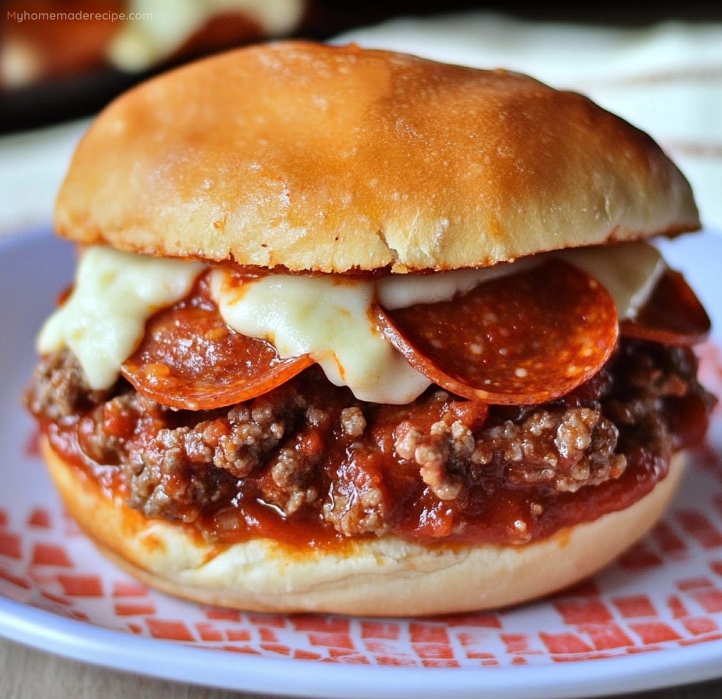 Crockpot Pizza Burgers