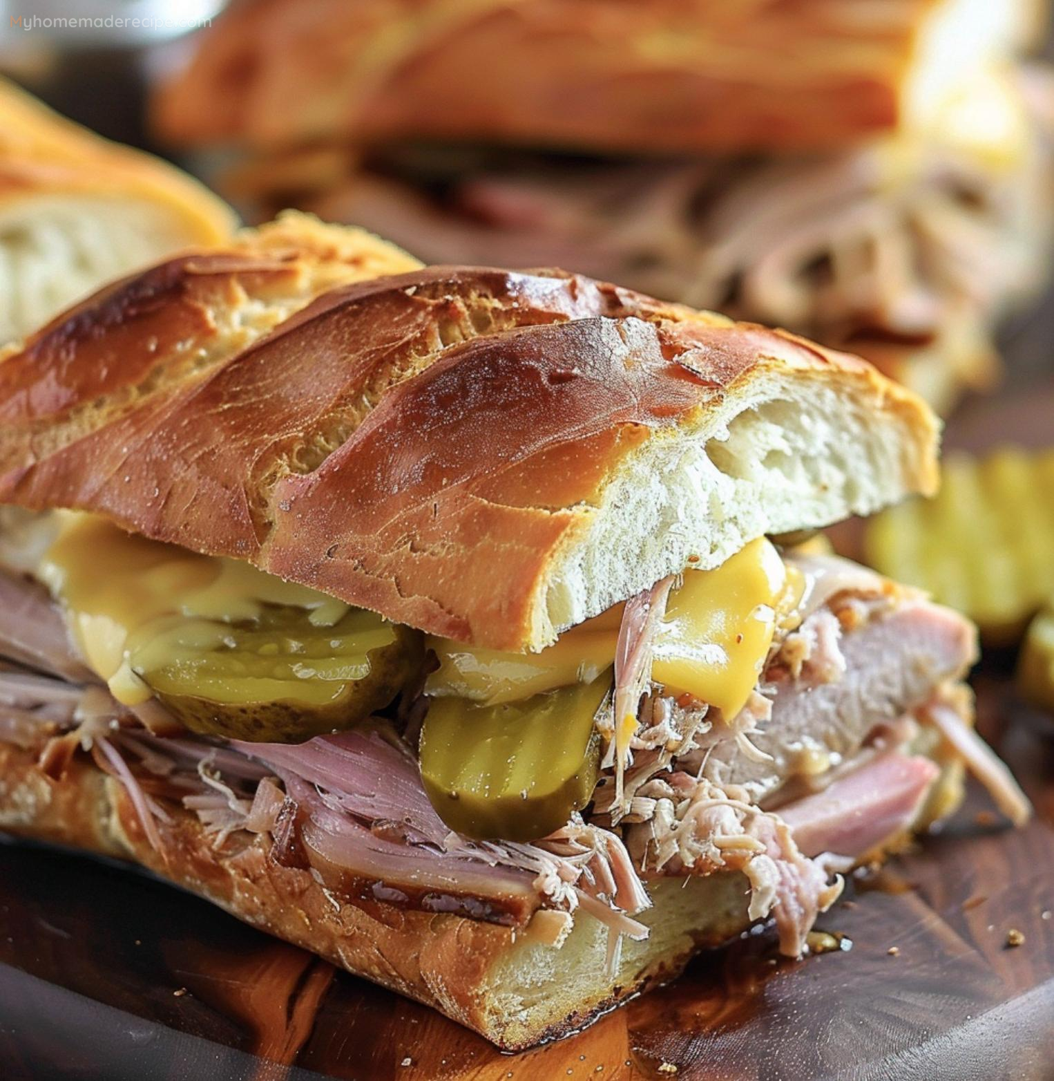 Slow Cooker Cuban Sandwiches