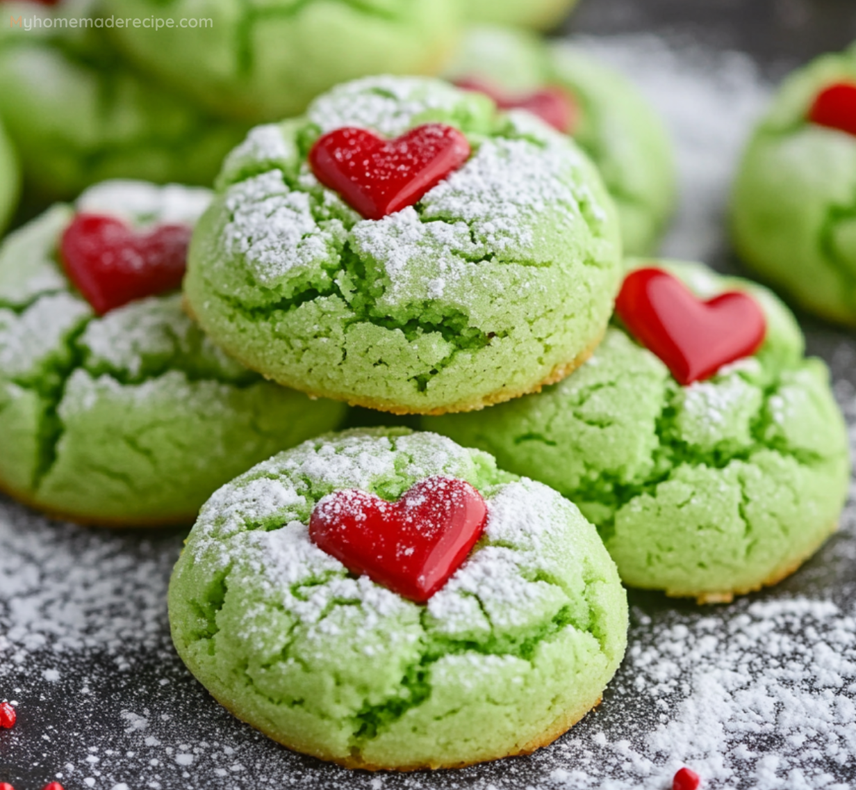 Christmas Grinch Cookies