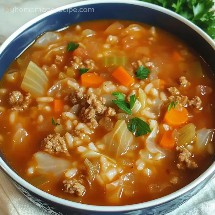 Cabbage Roll Soup