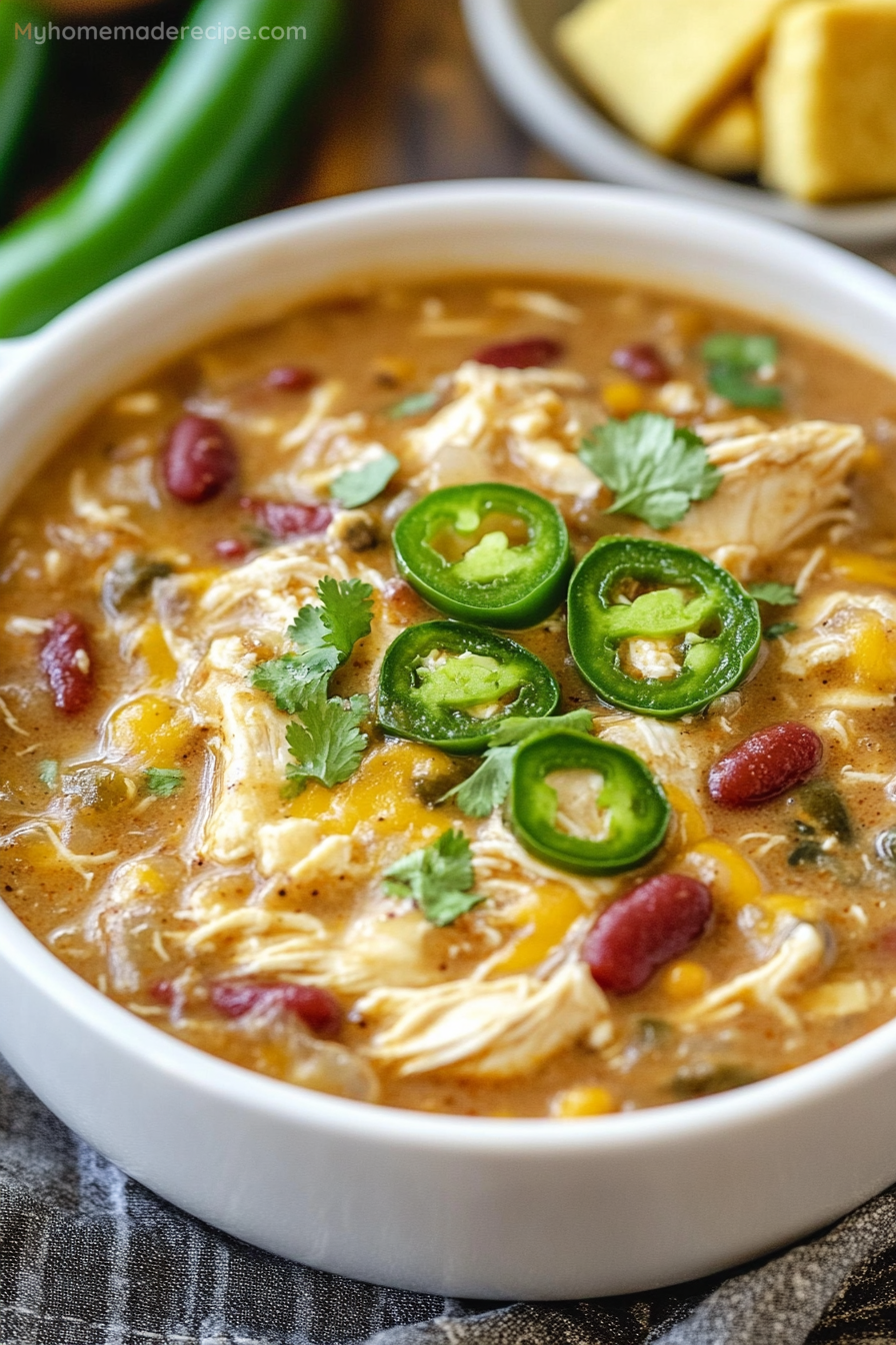 Chicken Jalapeño Popper Chili