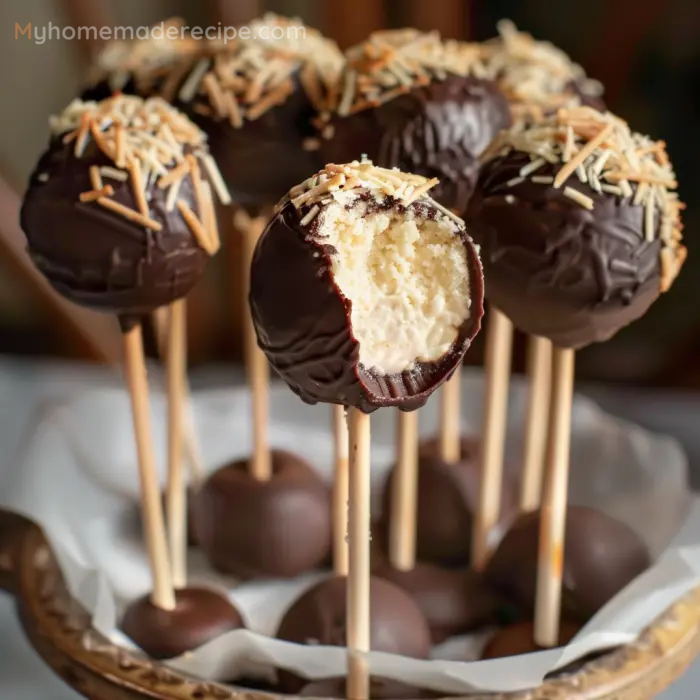 Cheesecake-Stuffed Cake Pops