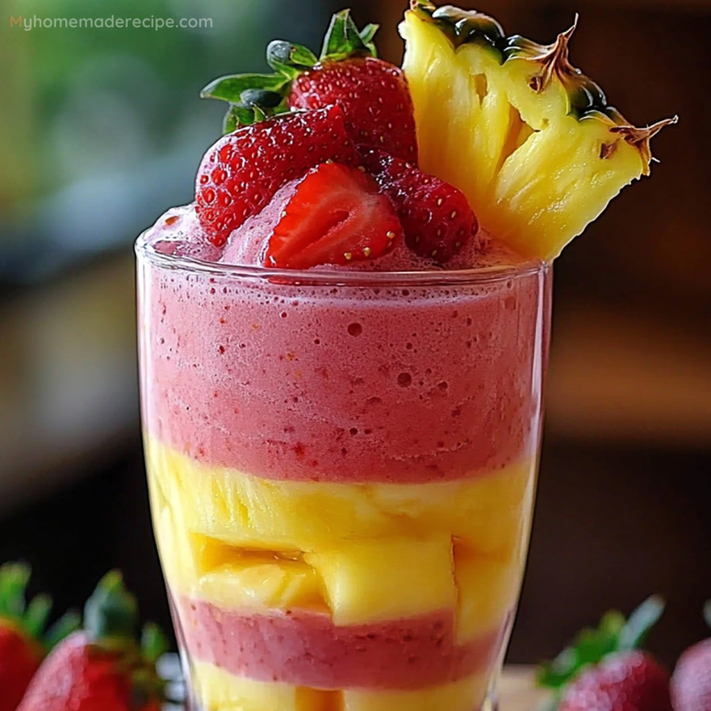 Strawberry Piña Colada Smoothie