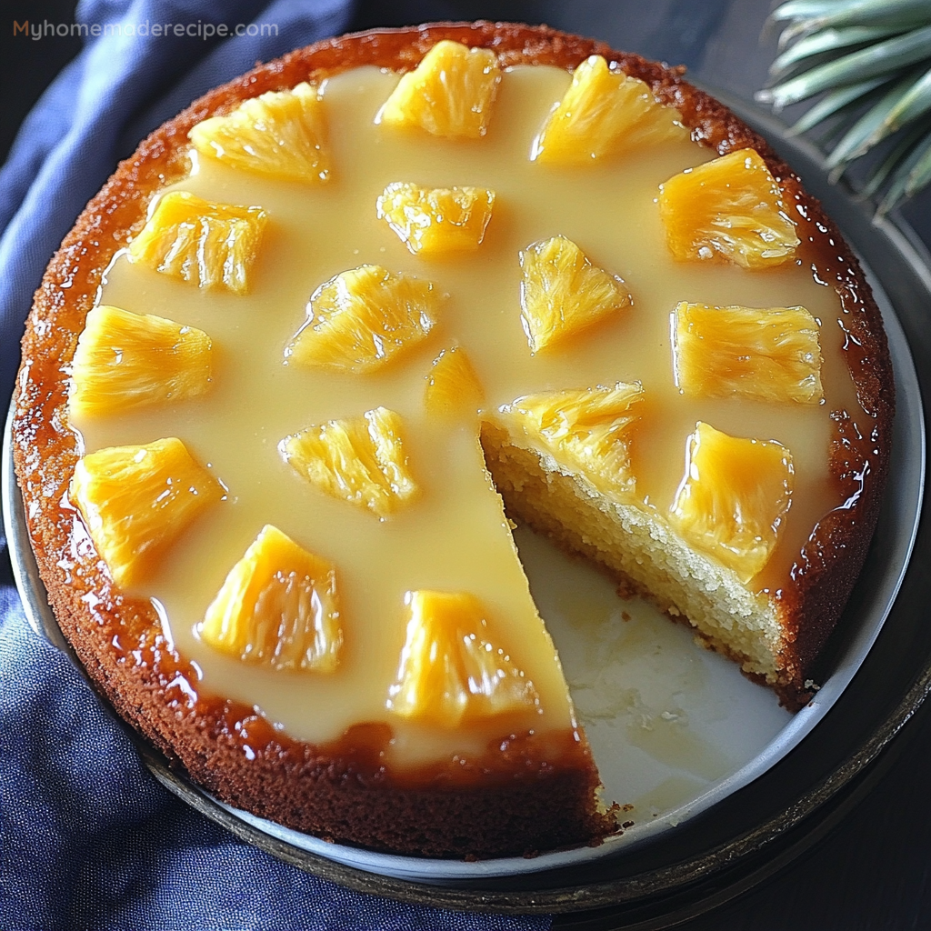 Juicy Pineapple Cake