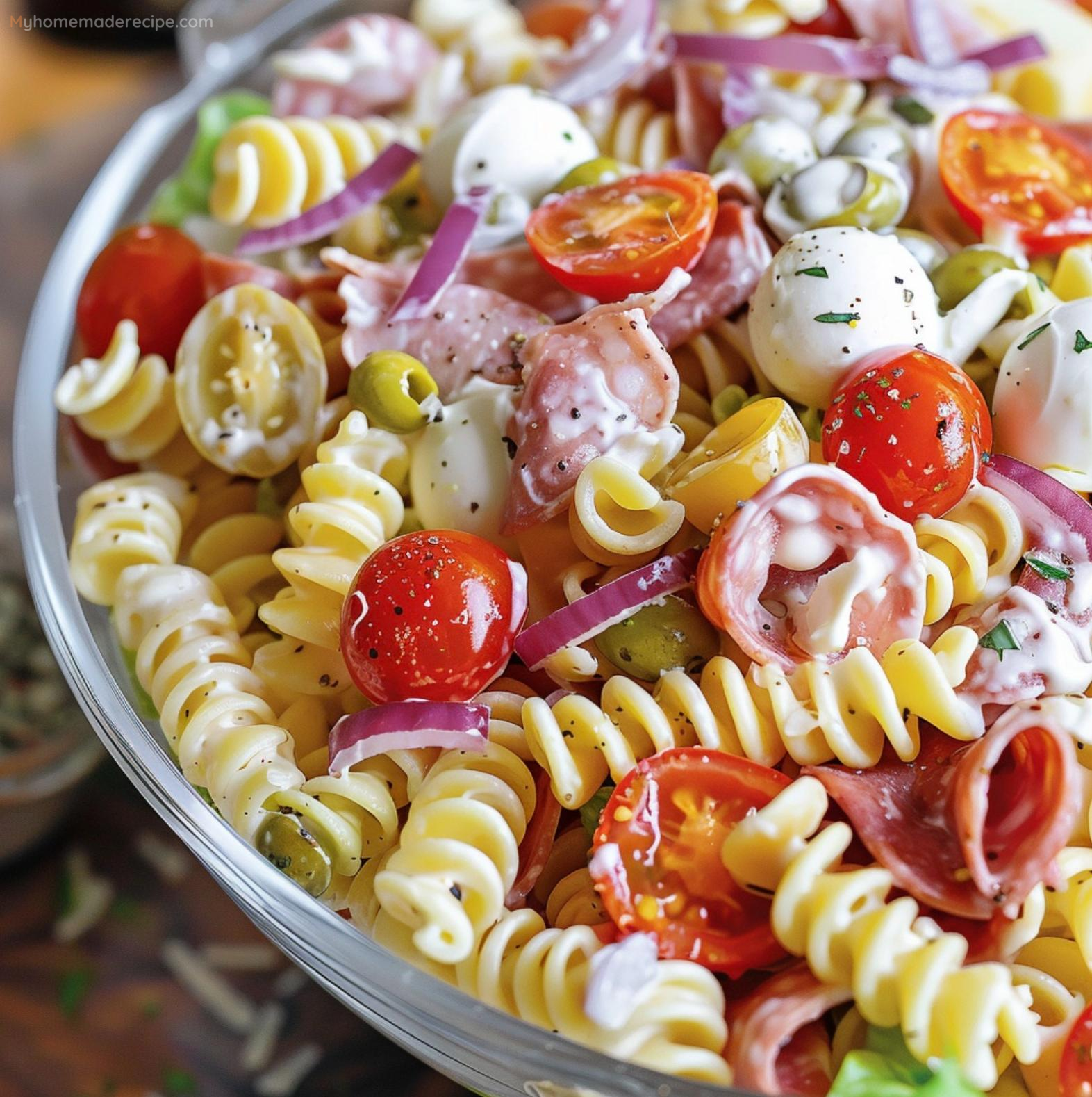 Italian Grinder Pasta Salad