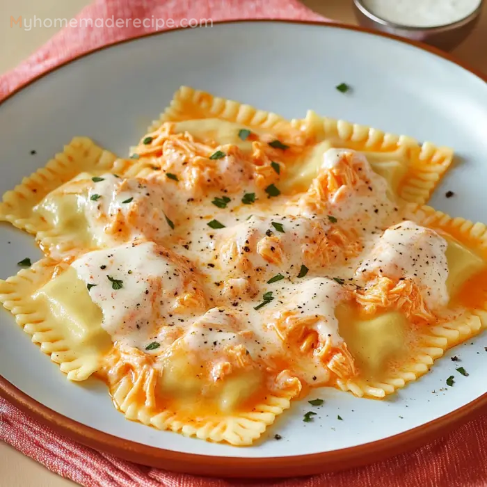 Buffalo Chicken Ravioli