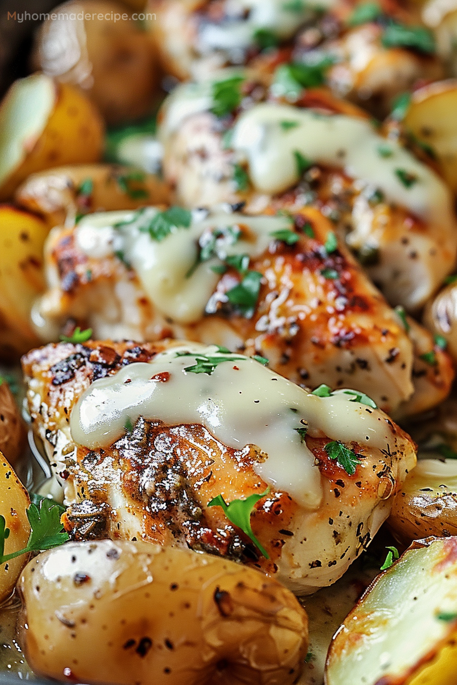 Garlic Parmesan Chicken and Potatoes