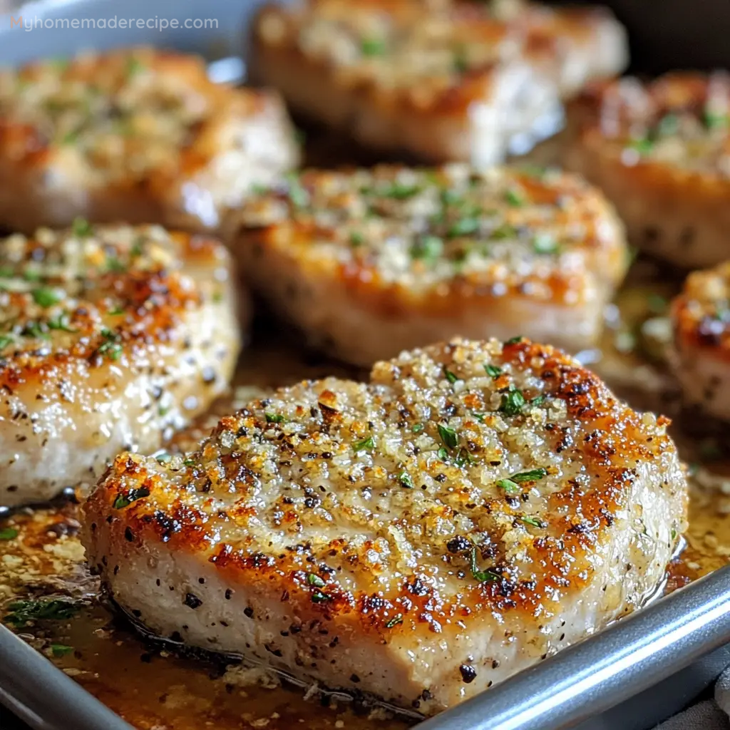 Parmesan Baked Pork Chops