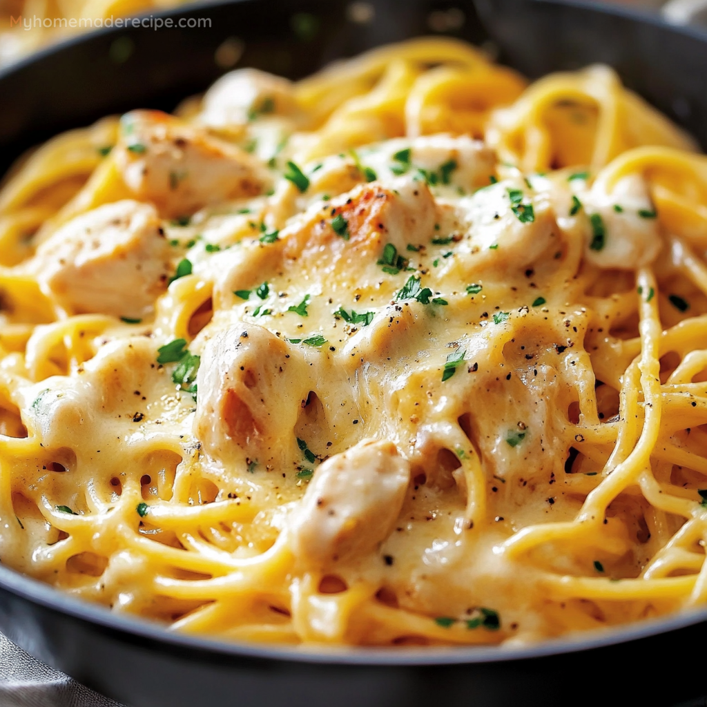 Ultimate Cheesy Chicken Spaghetti