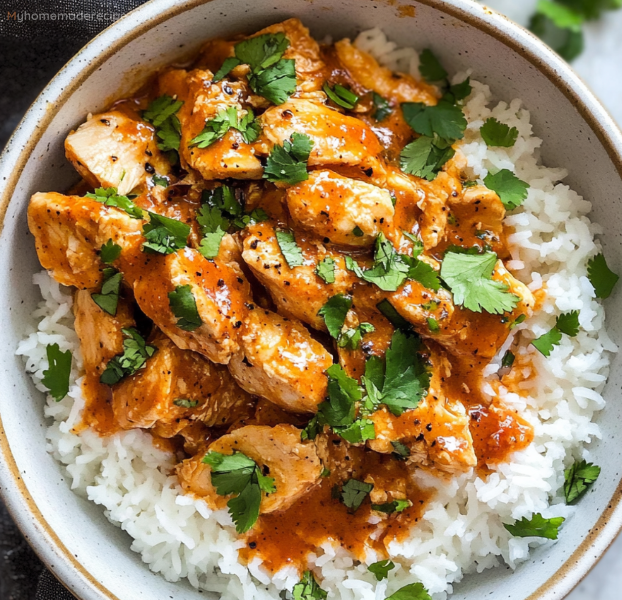 Coconut Chicken Rice Bowl