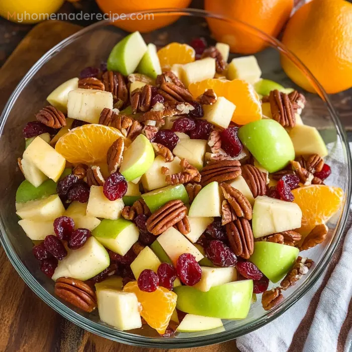 Fall Fruit Salad for Thanksgiving and Christmas