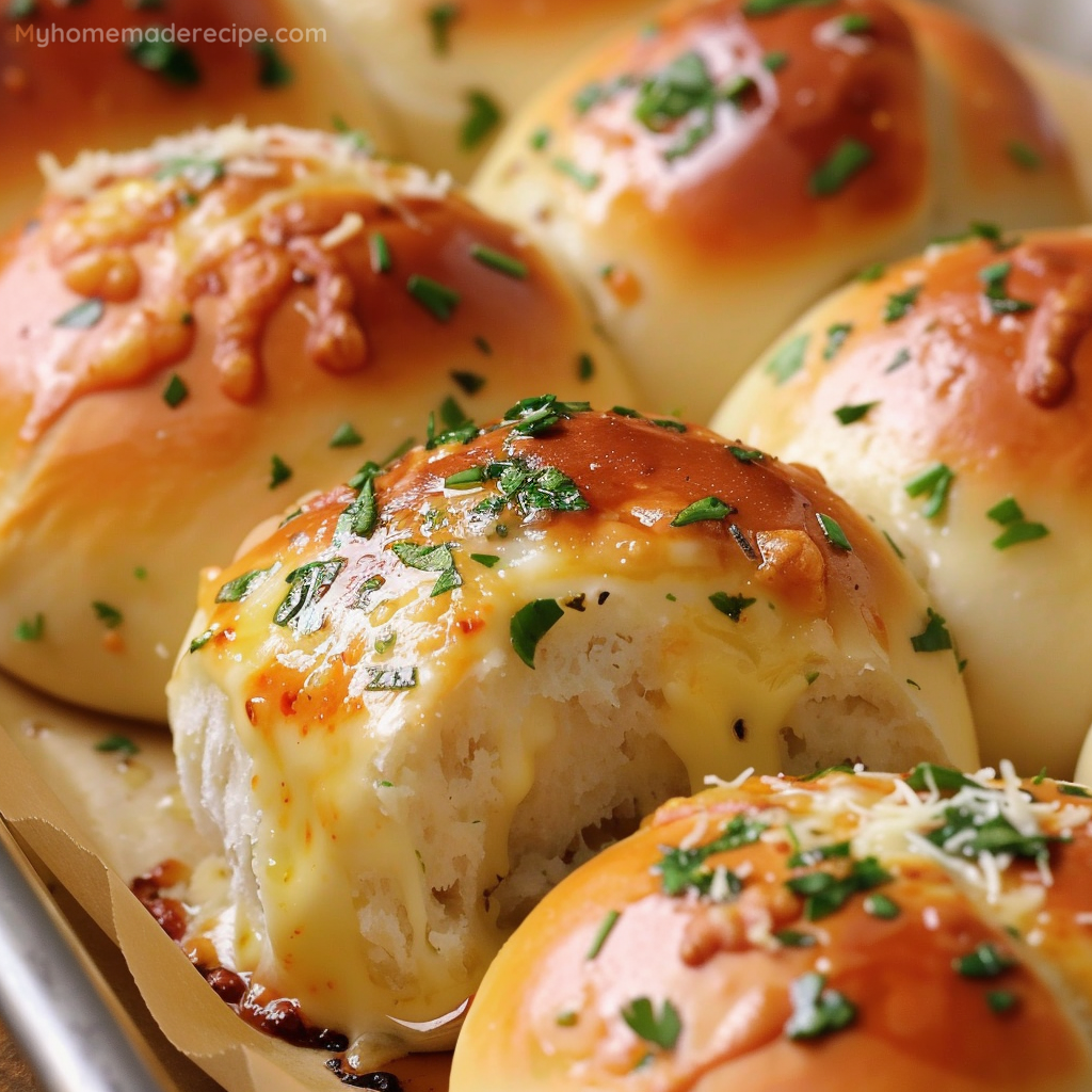 Cheesy Garlic Bombs