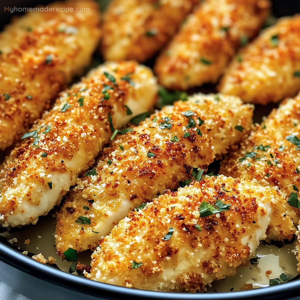 Crispy Parmesan Air Fryer Chicken Tenders