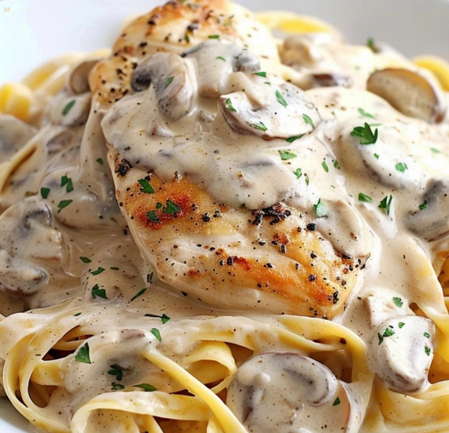 Chicken & Mushroom Alfredo