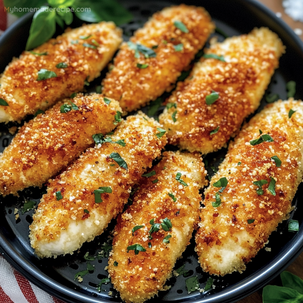 Crispy Parmesan Air Fryer Chicken Tenders