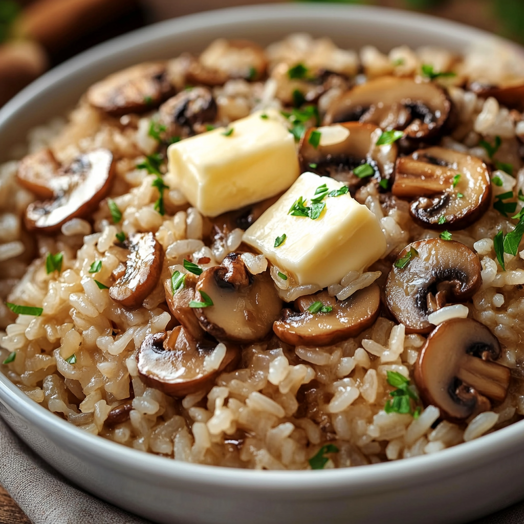 Ultimate Savory Mushroom Rice