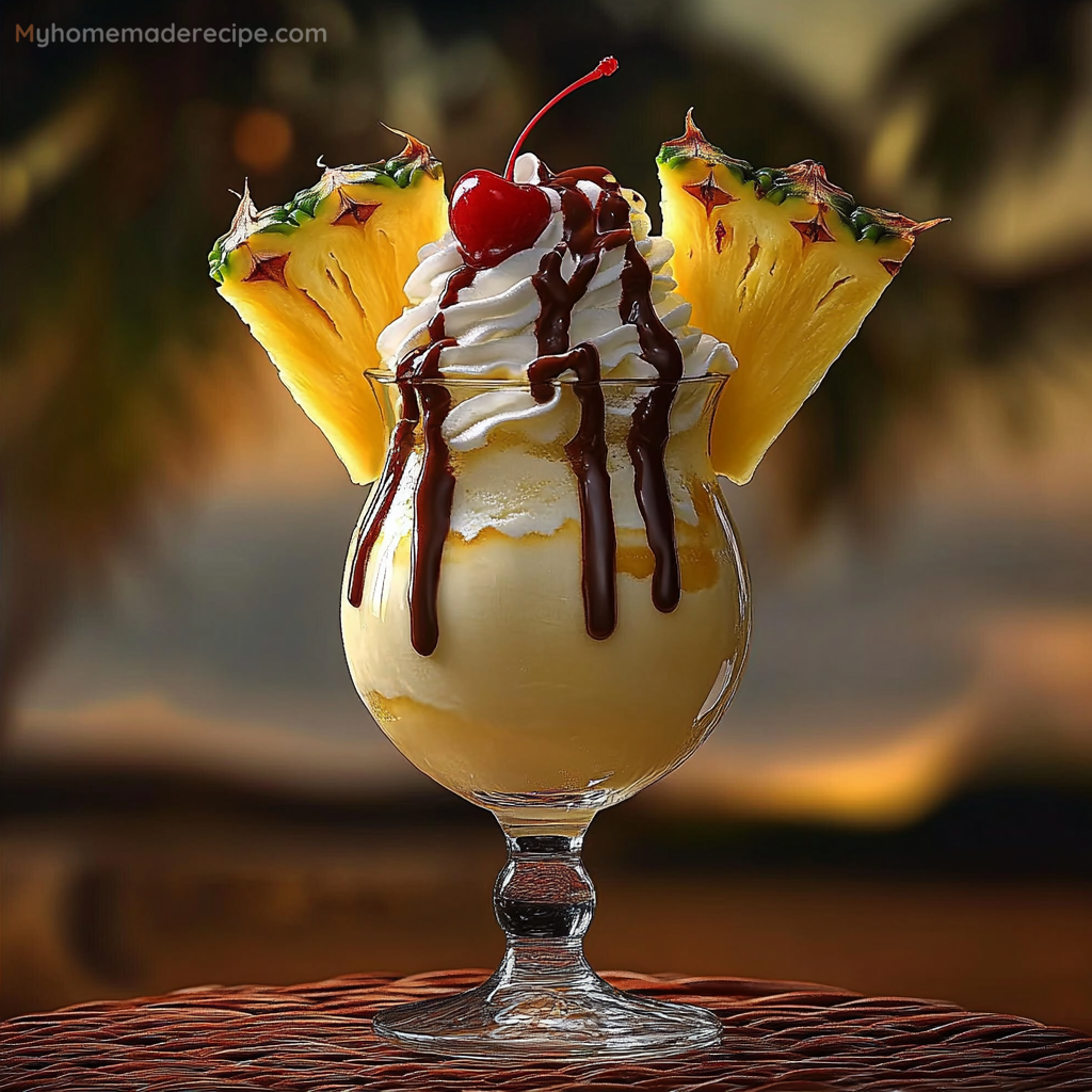 Ice Cream Sundae Piña Colada