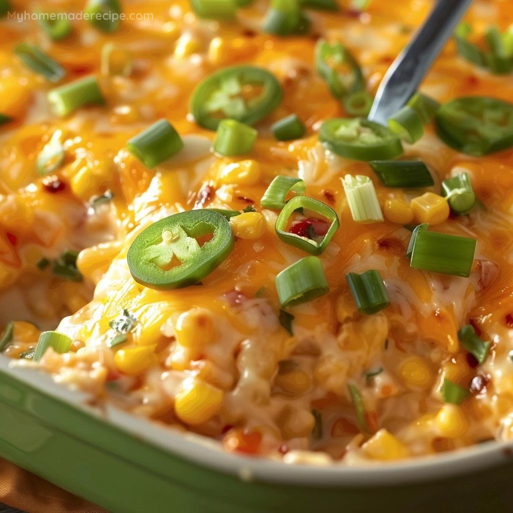 Cheesy Fiesta Corn Casserole