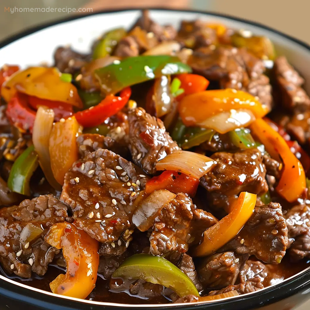 Pepper Steak in a Crock Pot