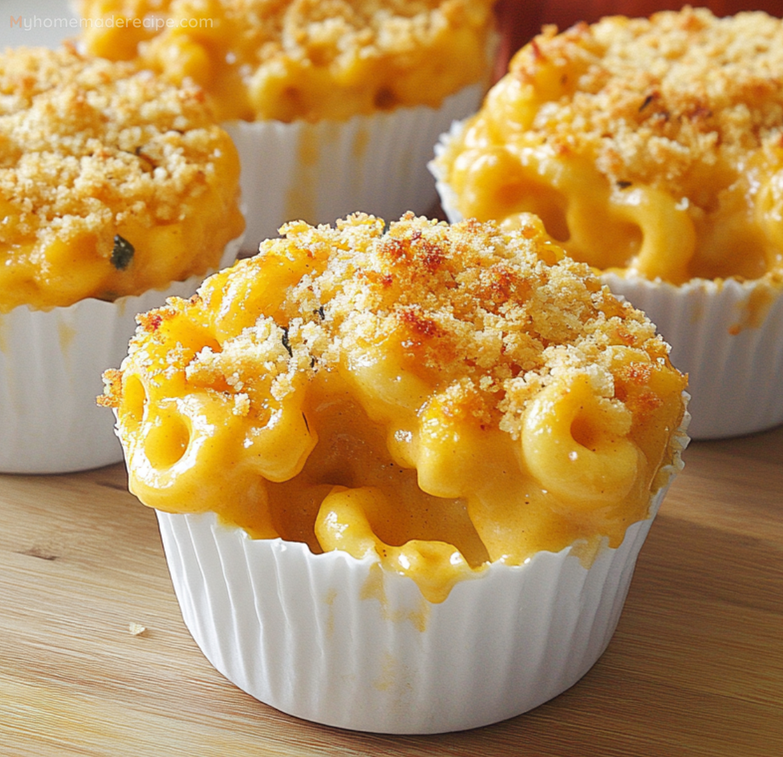 Pumpkin Mac & Cheese Cups