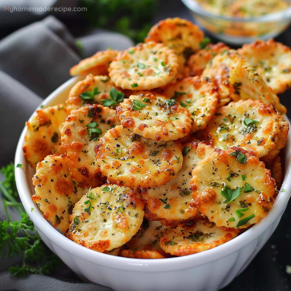 Garlic Bread Ritz Bits