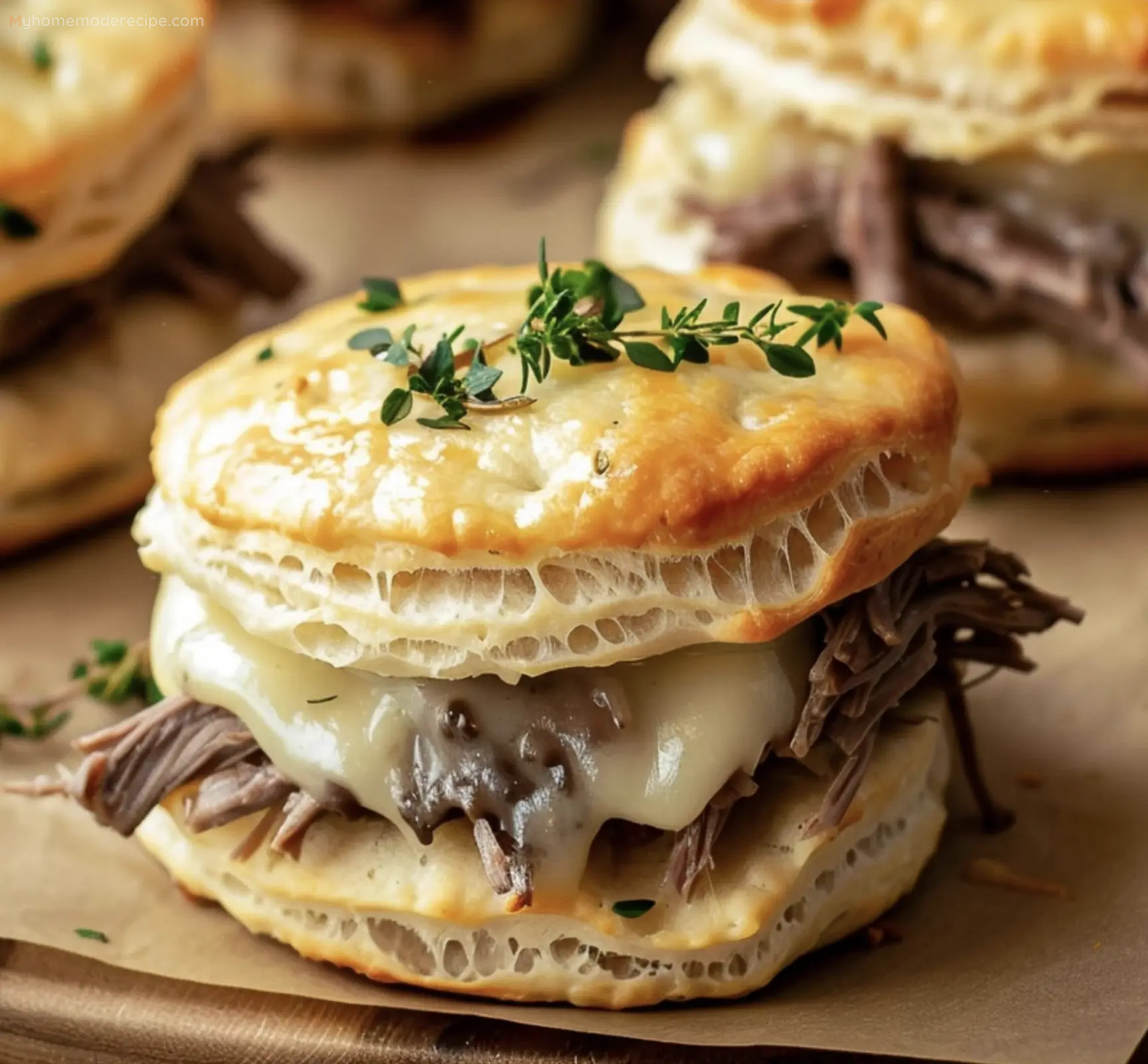 Beef and Cheese Biscuits