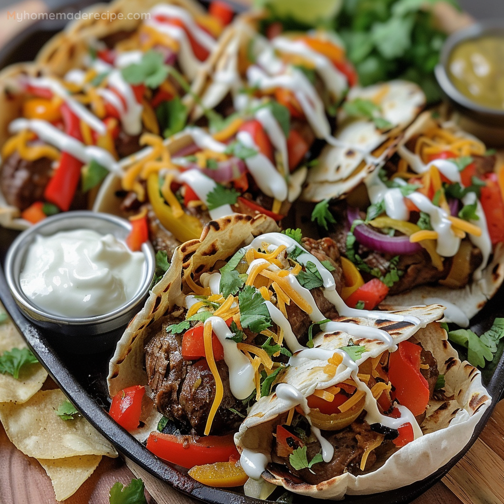 Steak Fajita Crunch Bombs