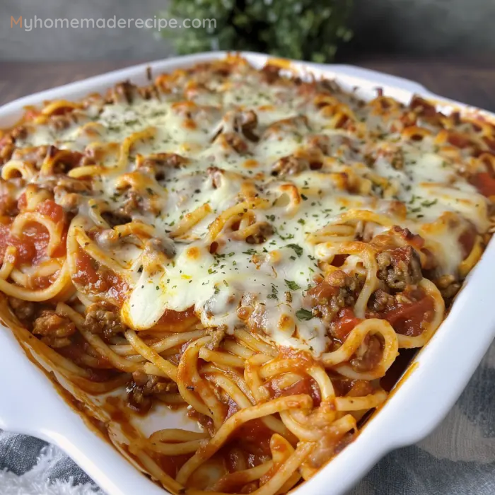 Baked Cream Cheese Spaghetti