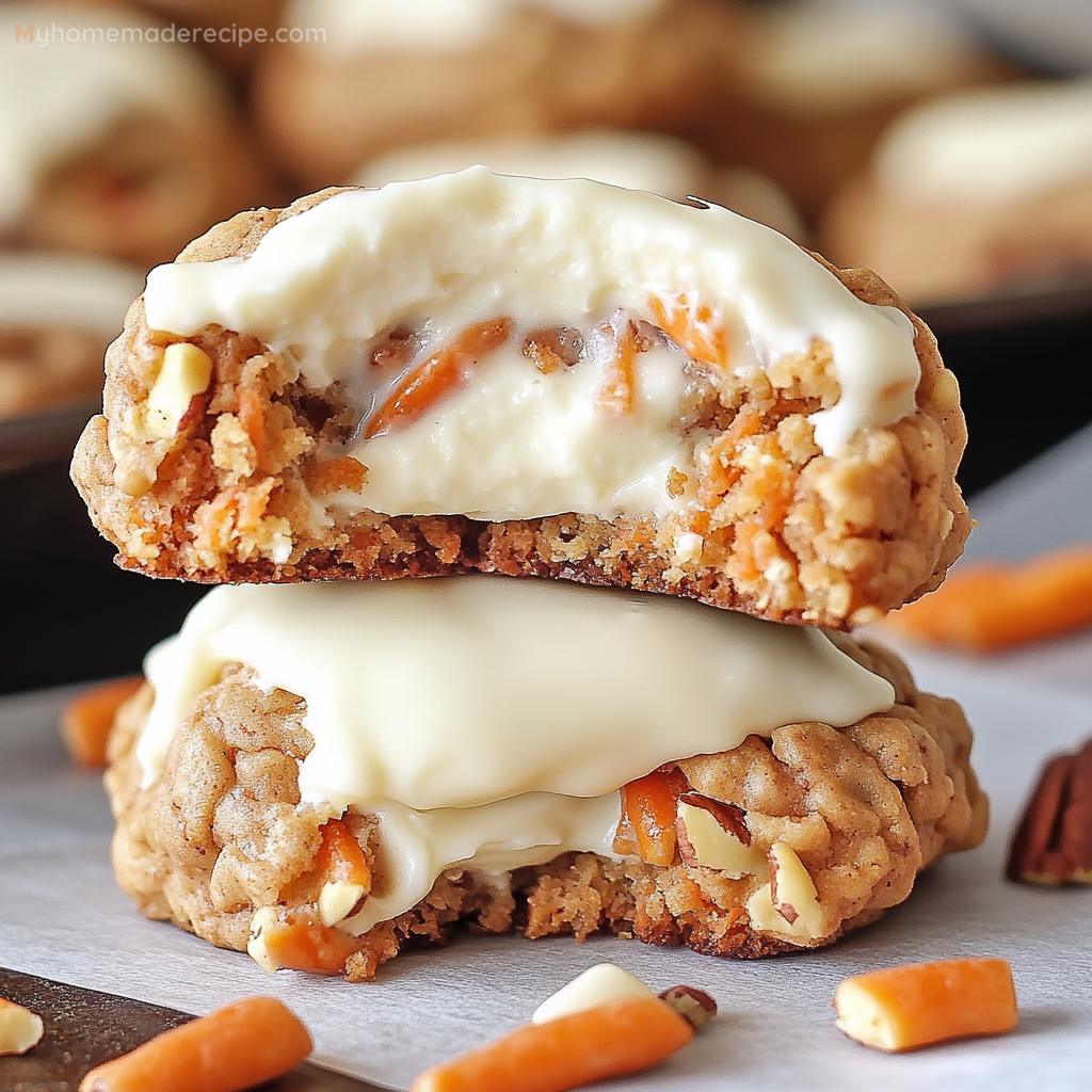 Carrot Cheesecake Cookies