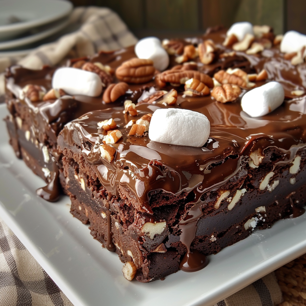 Mississippi Mud Cake Brownies