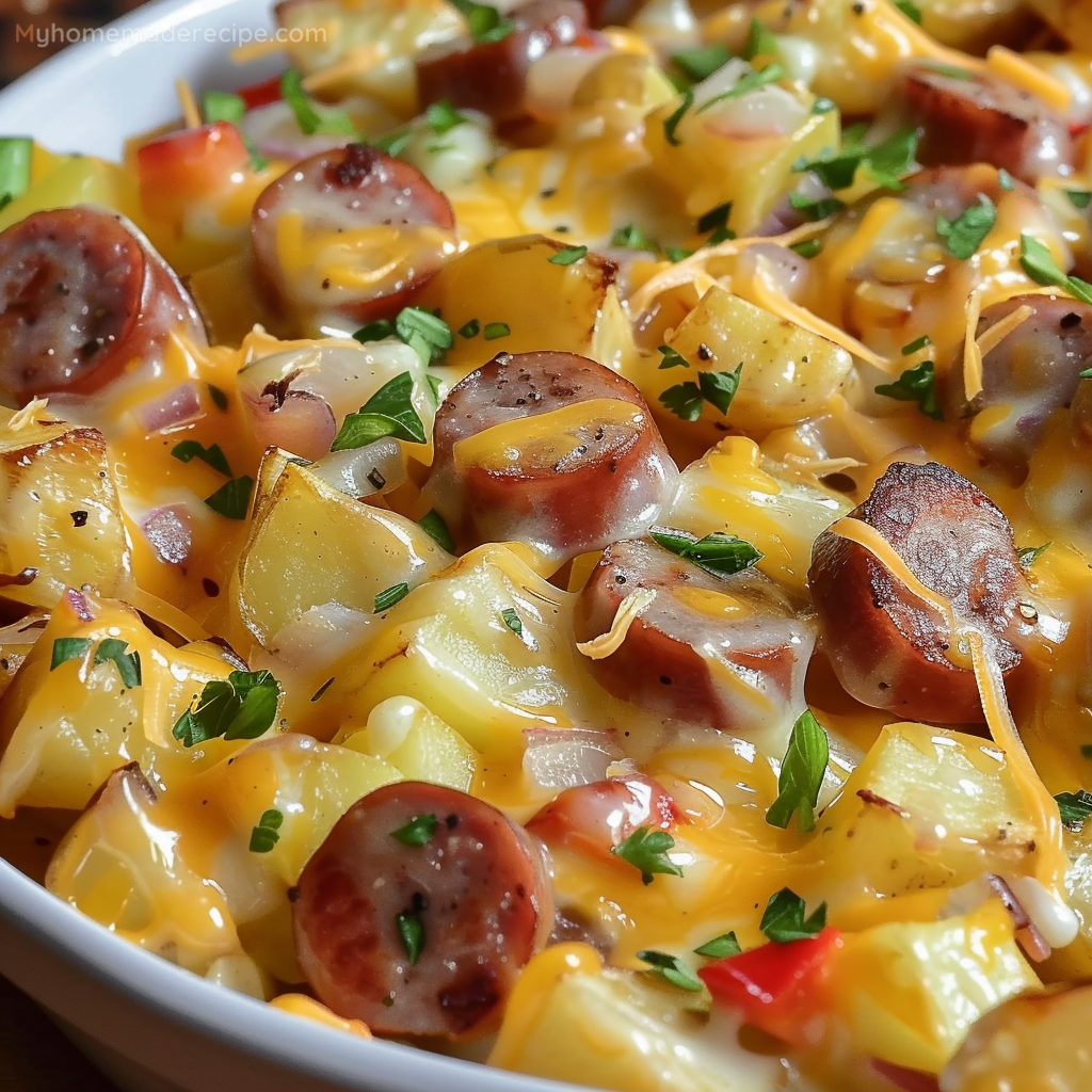 Cheesy Ranch Potatoes and Sausage