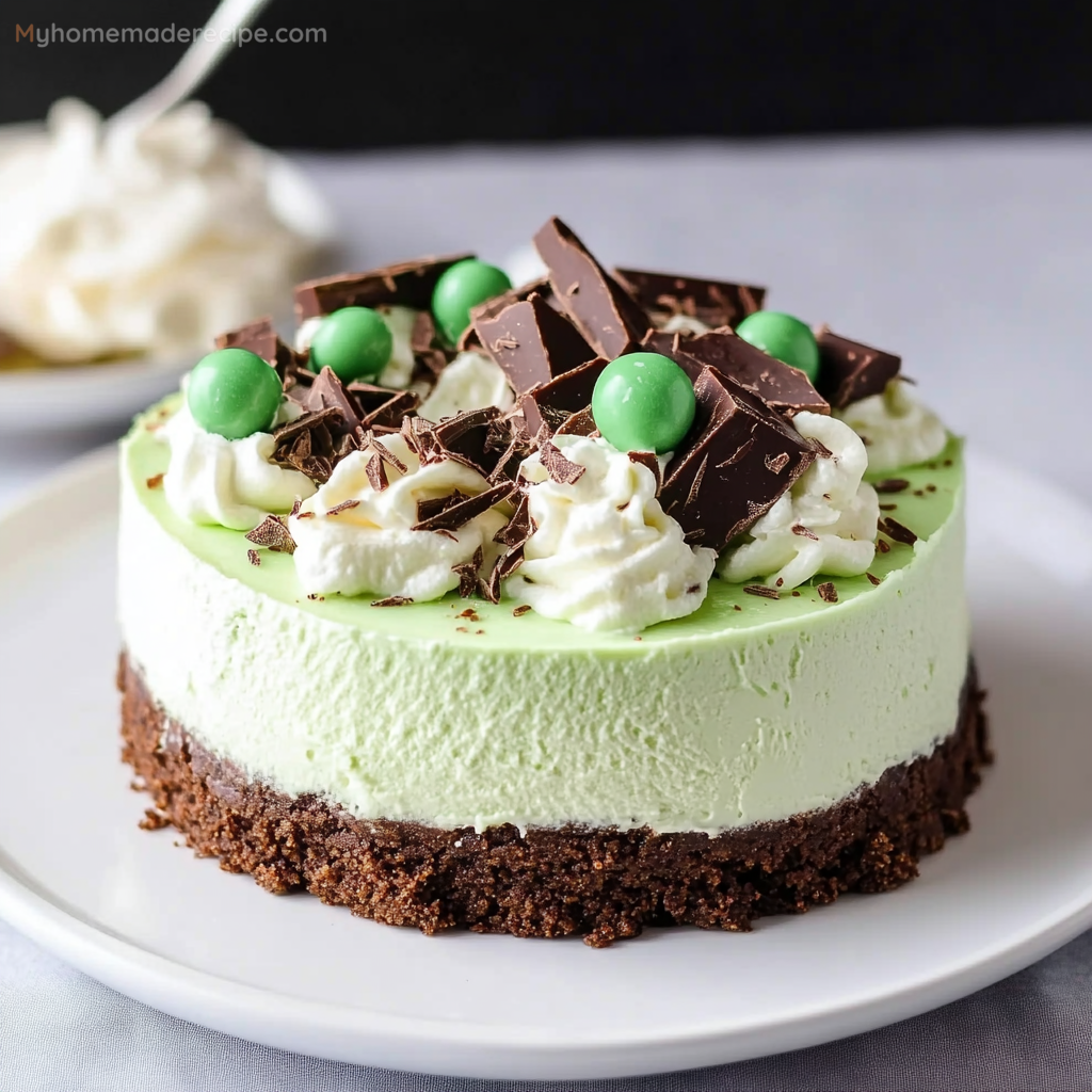 Mint Aero Cheesecake