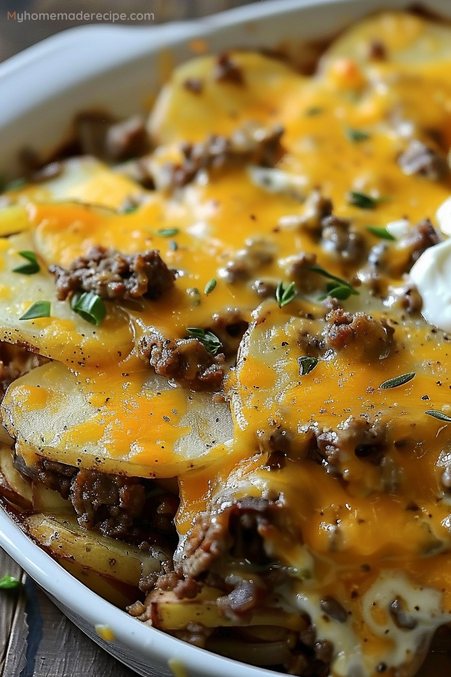 Hamburger Potato Casserole