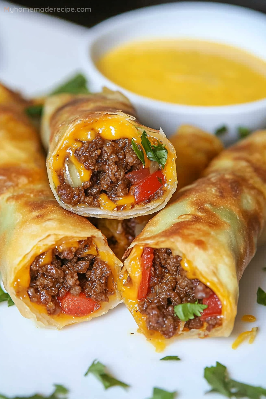 Nacho Egg Rolls