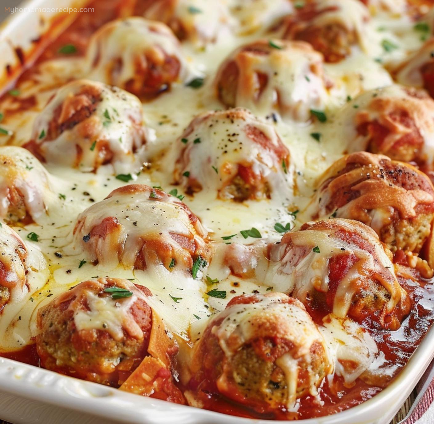 Meatball Sub Casserole