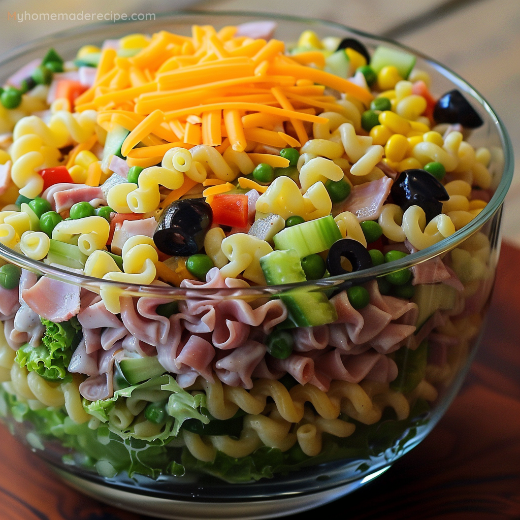 Layered Pasta Salad