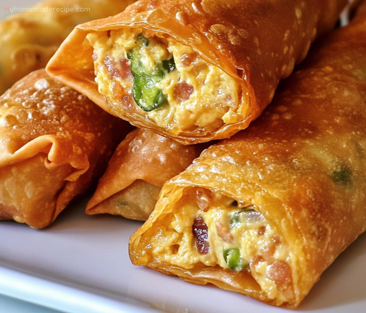 Chicken Jalapeño Popper Egg Rolls