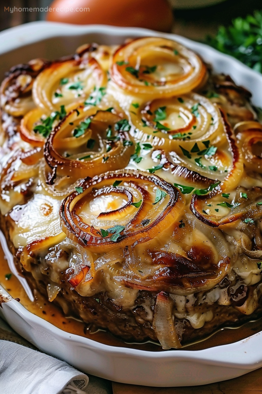 French Onion Meatloaf