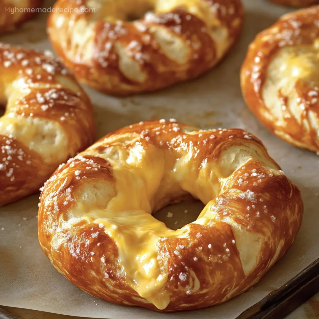 Cheese-Stuffed Pretzels