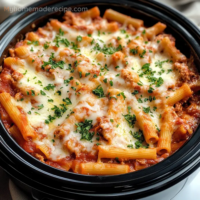 Crockpot Baked Ziti