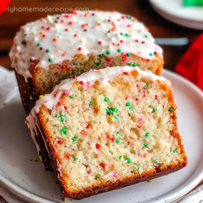 Easy Christmas Funfetti Bread