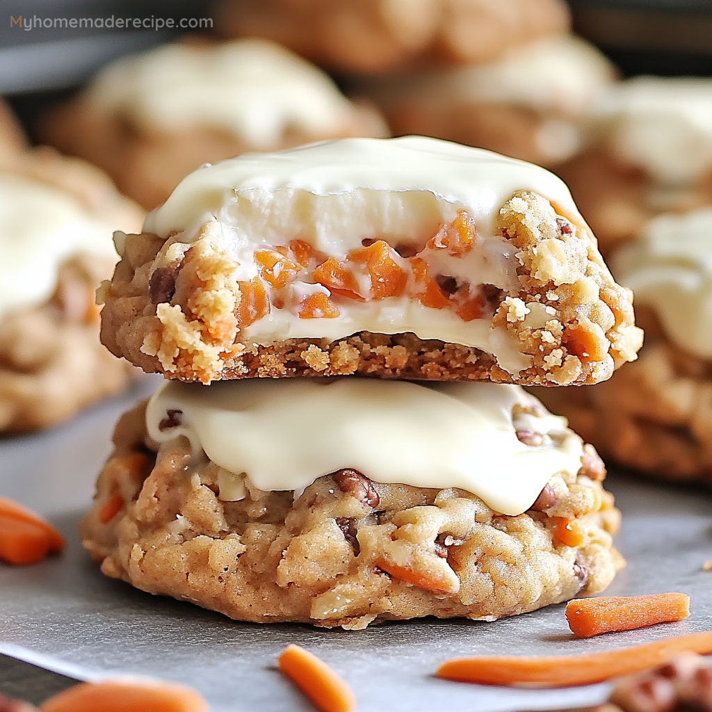 Carrot Cheesecake Cookies