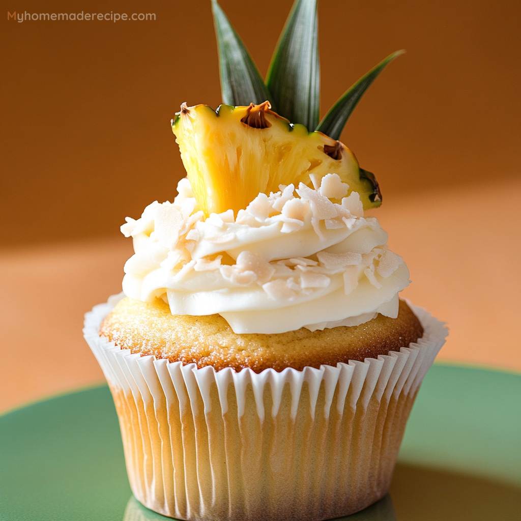 Piña Colada Cupcakes