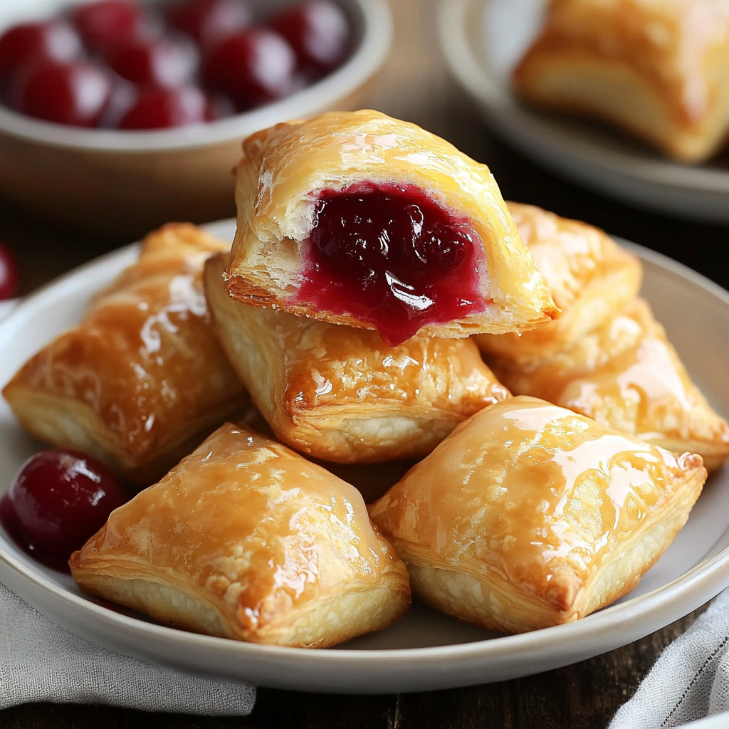 Easy Cherry Pie Bites