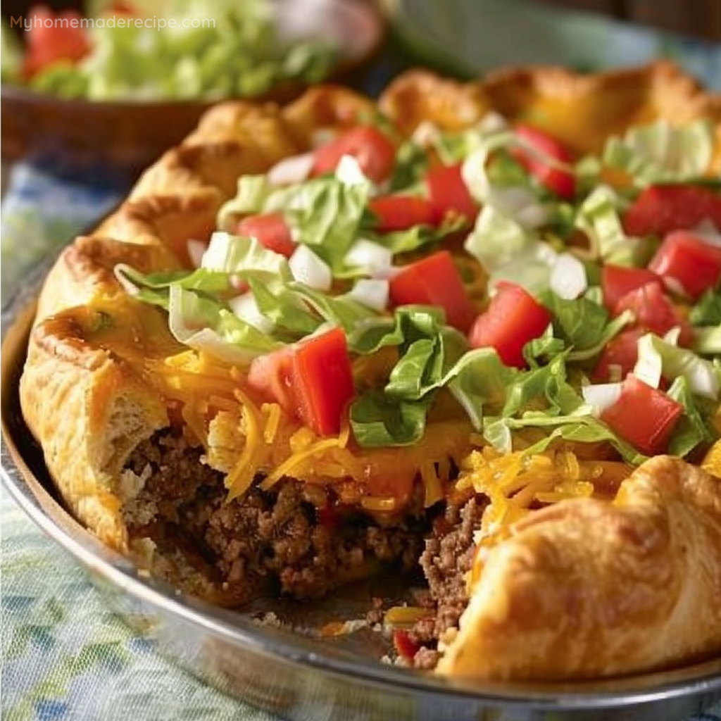 Pillsbury Crescent Roll Taco Bake