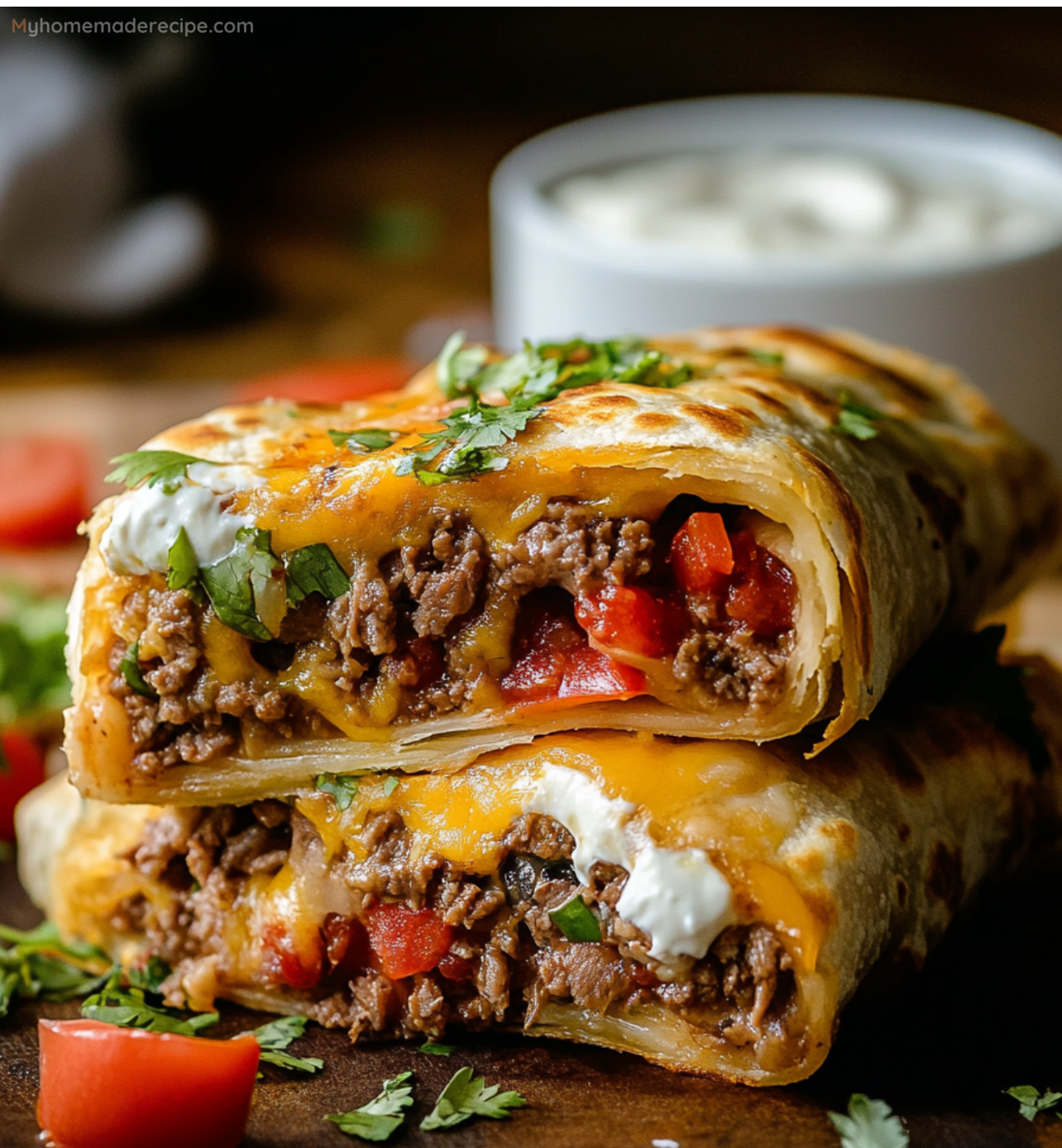 Cheese Steak Chimichangas