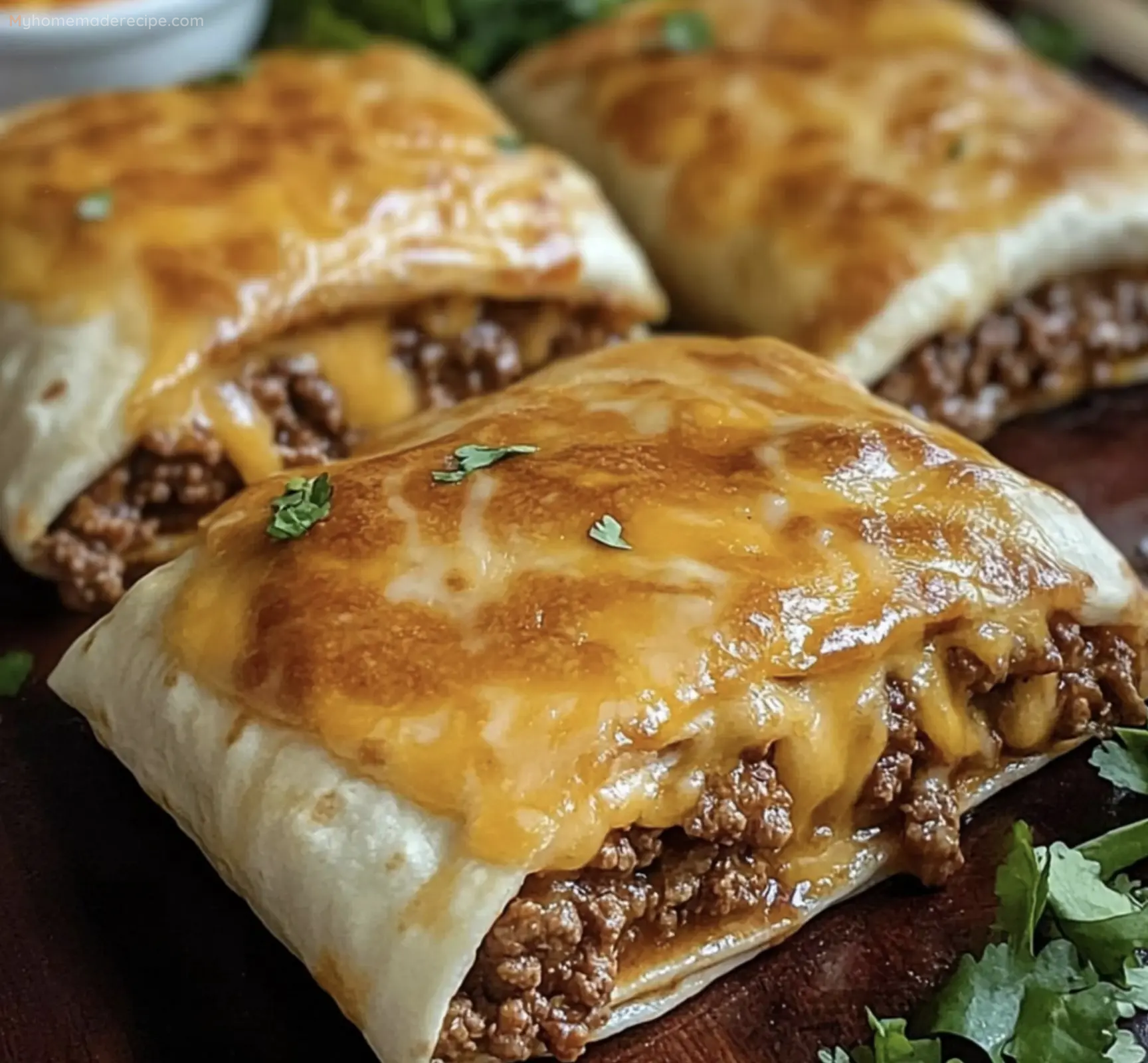 Loaded Taco-Stuffed Cheesy Pockets