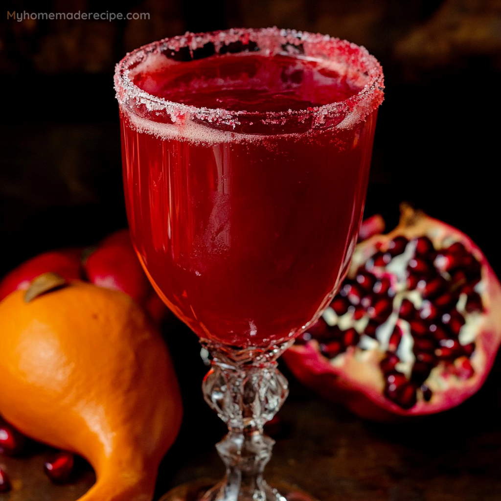 Halloween Spooky Pomegranate Punch